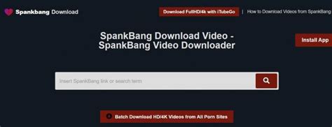 descargar de spankbang|Mejor descargador de SpankBang